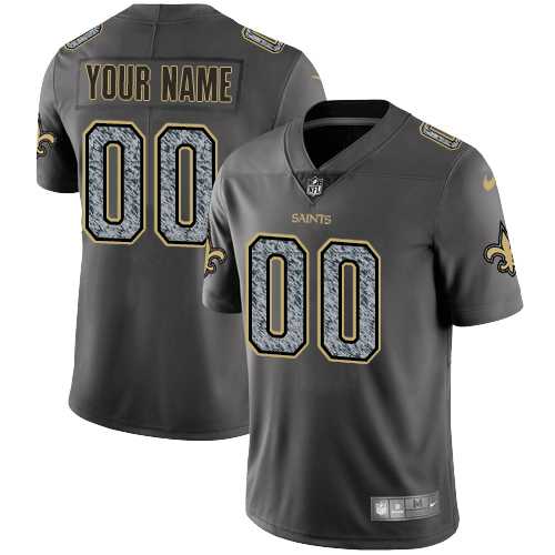 Customized Men's Nike Saints Gray Static Vapor Untouchable Limited Jersey,We sell and wholesale Customized Men's Nike Saints Gray Static Vapor Untouchable Limited Jersey on line form chian!